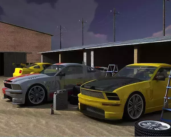Street Drivers Low-poly 3D model