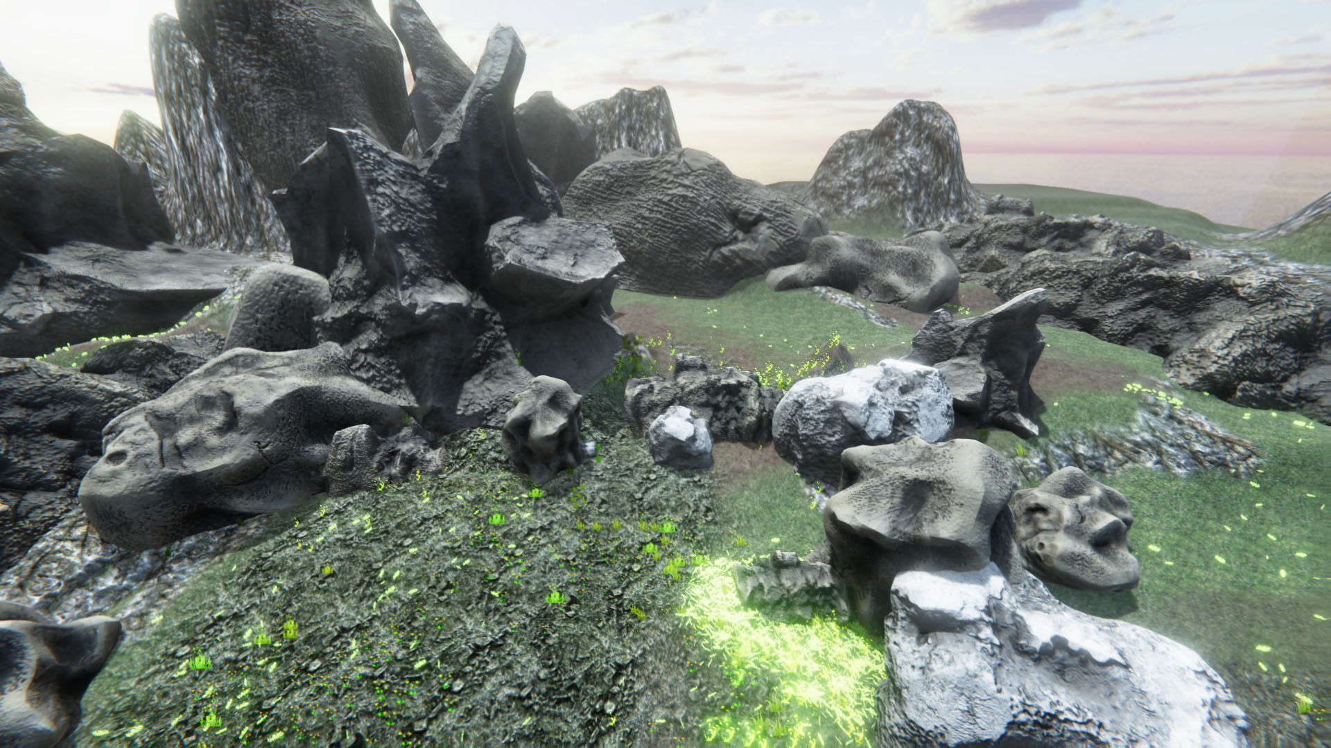Rocks pack free Free low-poly 3D model_2