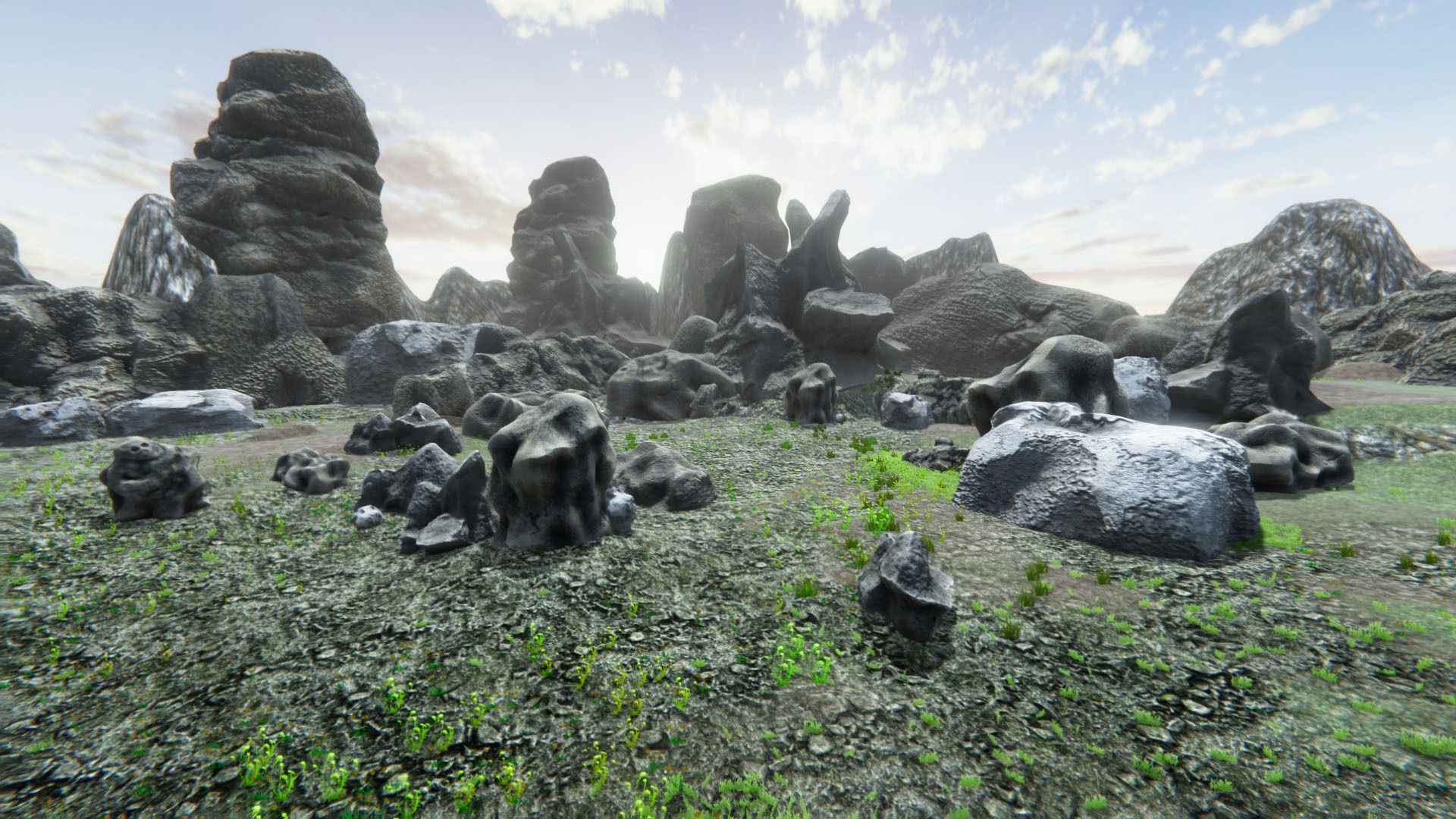 Rocks pack free Free low-poly 3D model_6