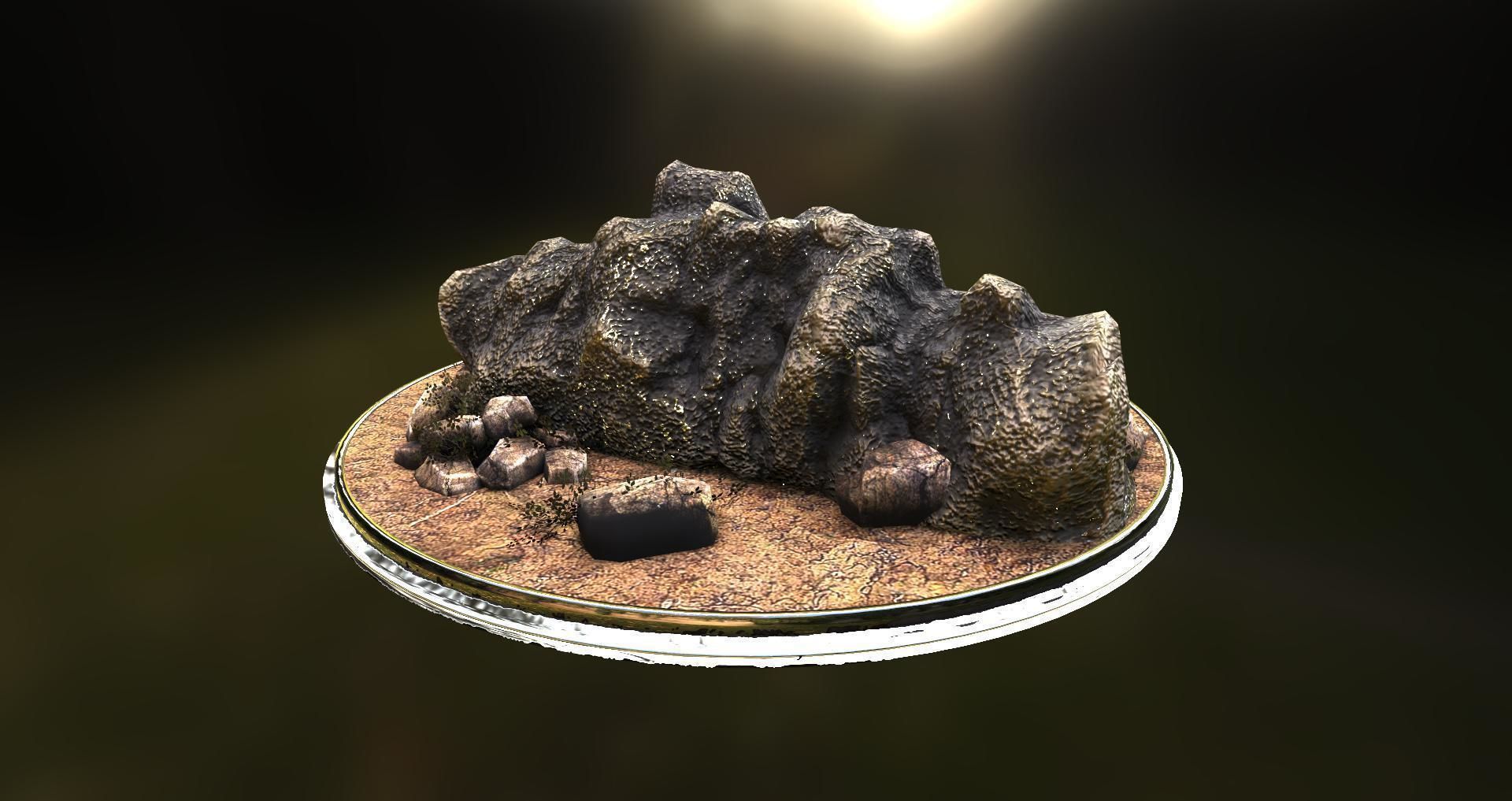 Rocks pack free Free low-poly 3D model_5