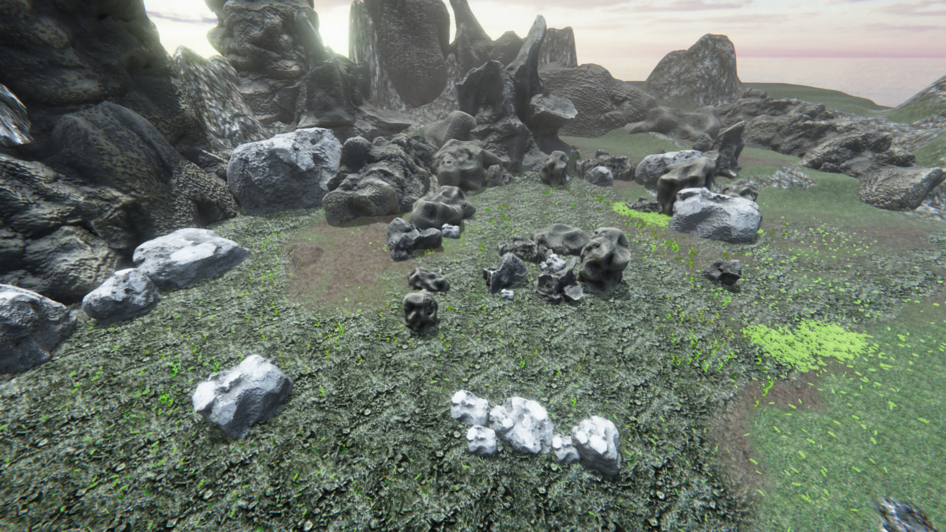 Rocks pack free Free low-poly 3D model_1