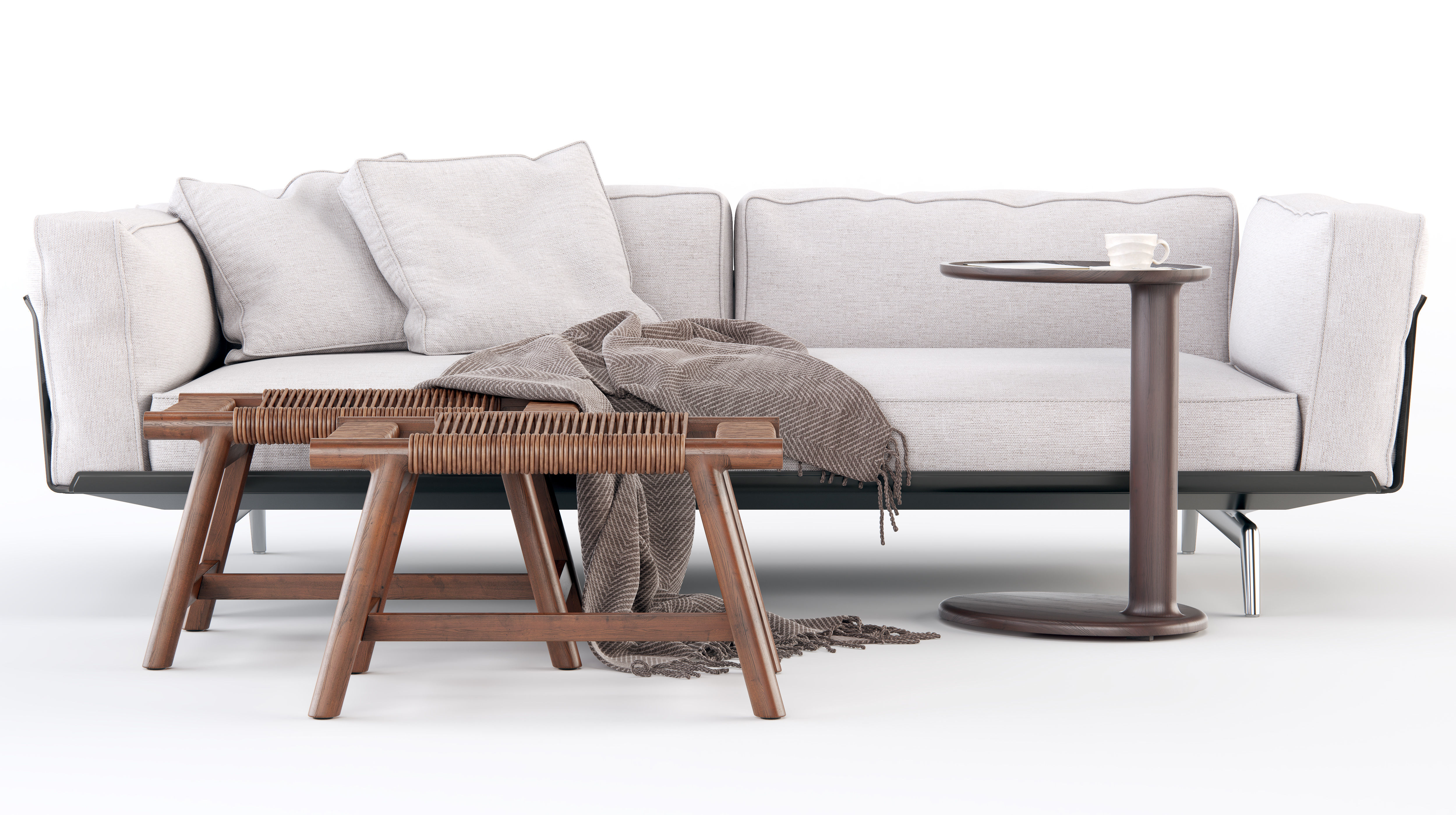 Flexform Este sofa 3D model_3