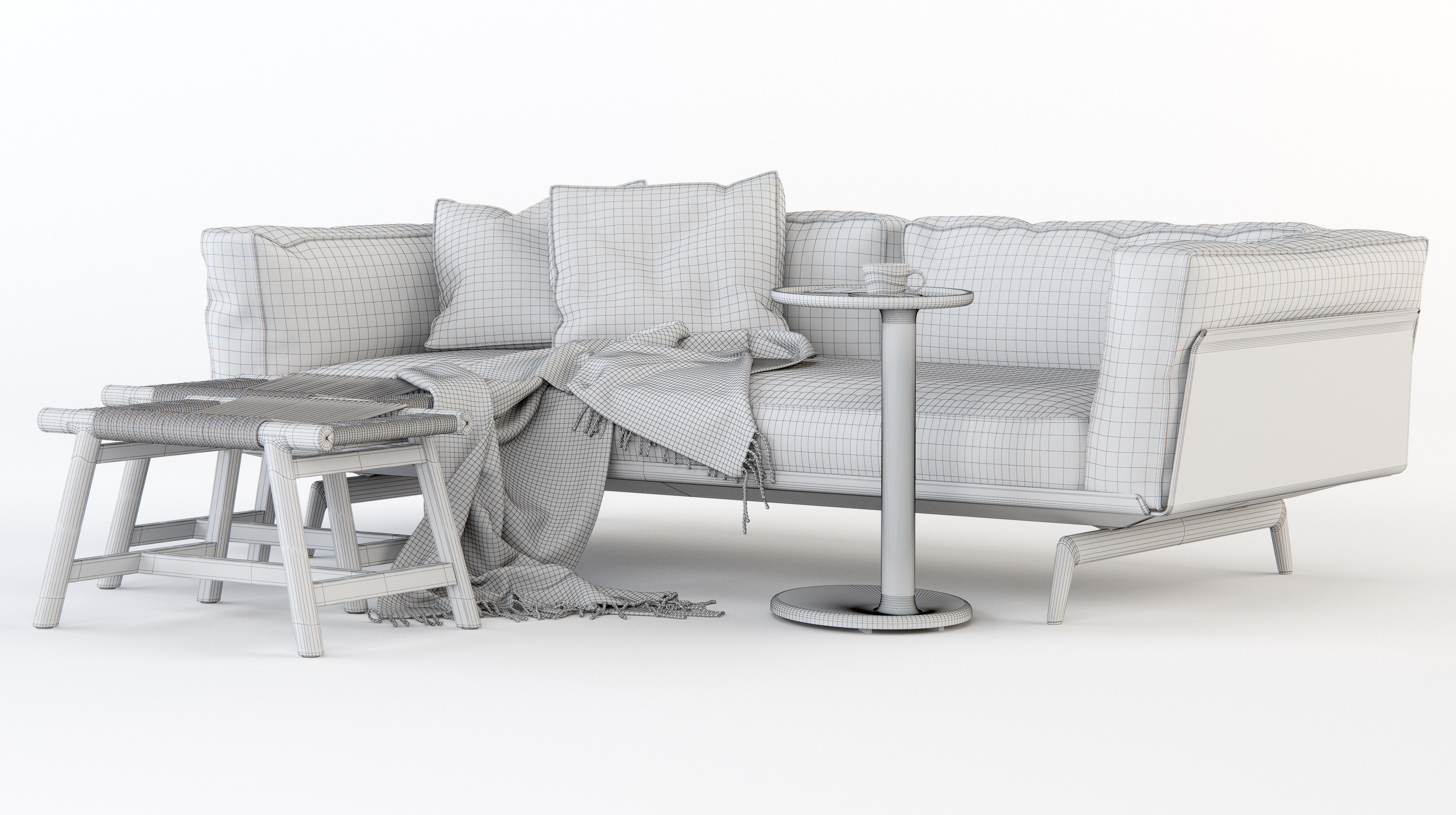 Flexform Este sofa 3D model_6