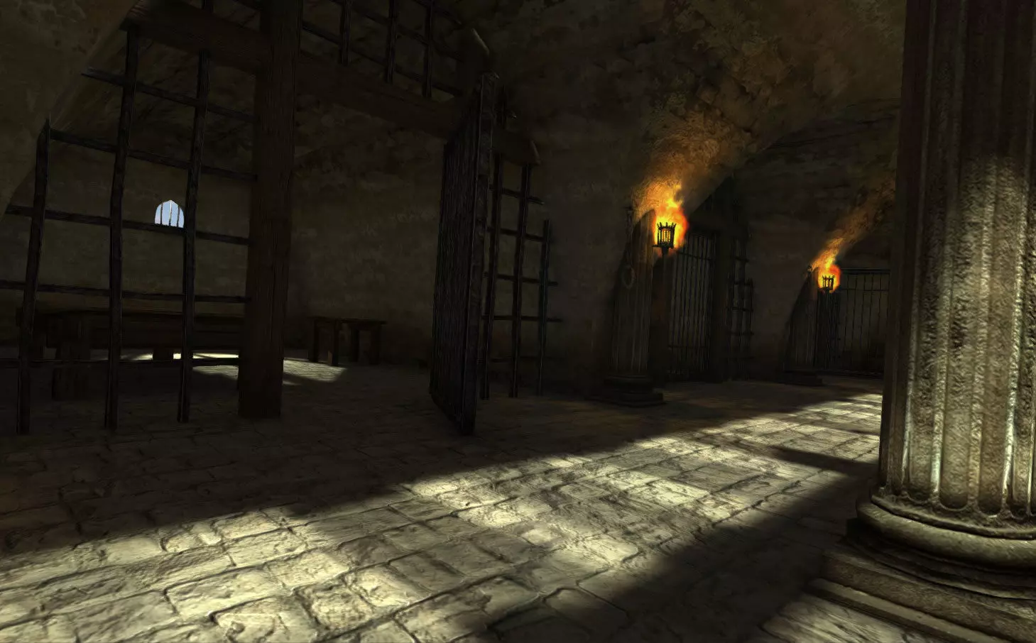 Old Dungeon Low-poly 3D model_5