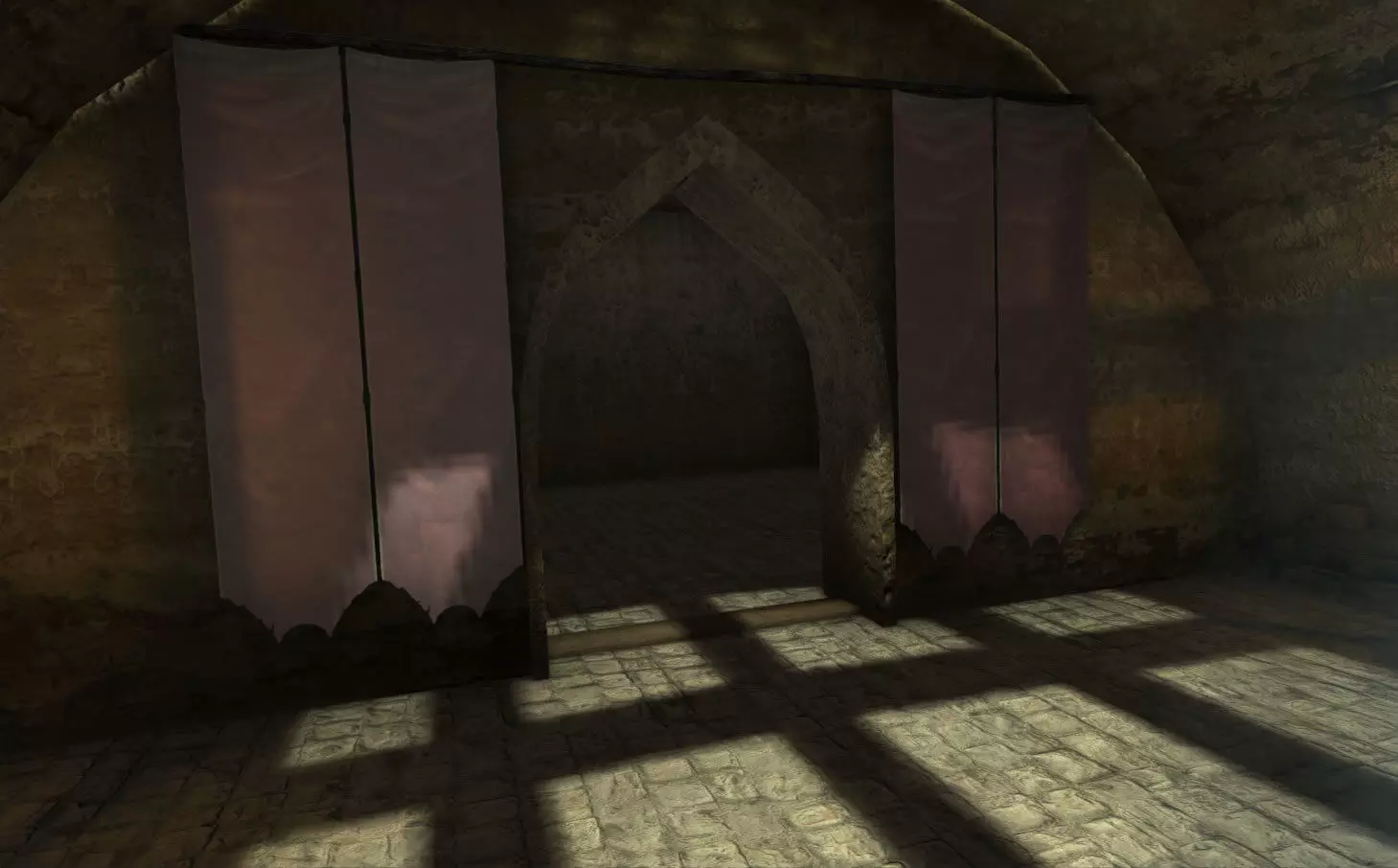 Old Dungeon Low-poly 3D model_1