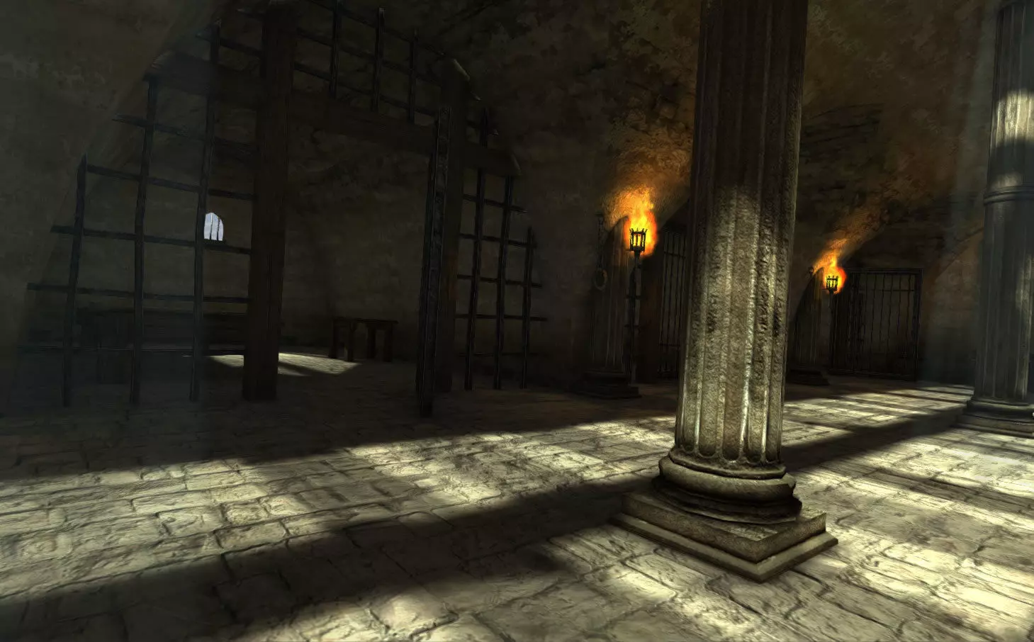 Old Dungeon Low-poly 3D model_8