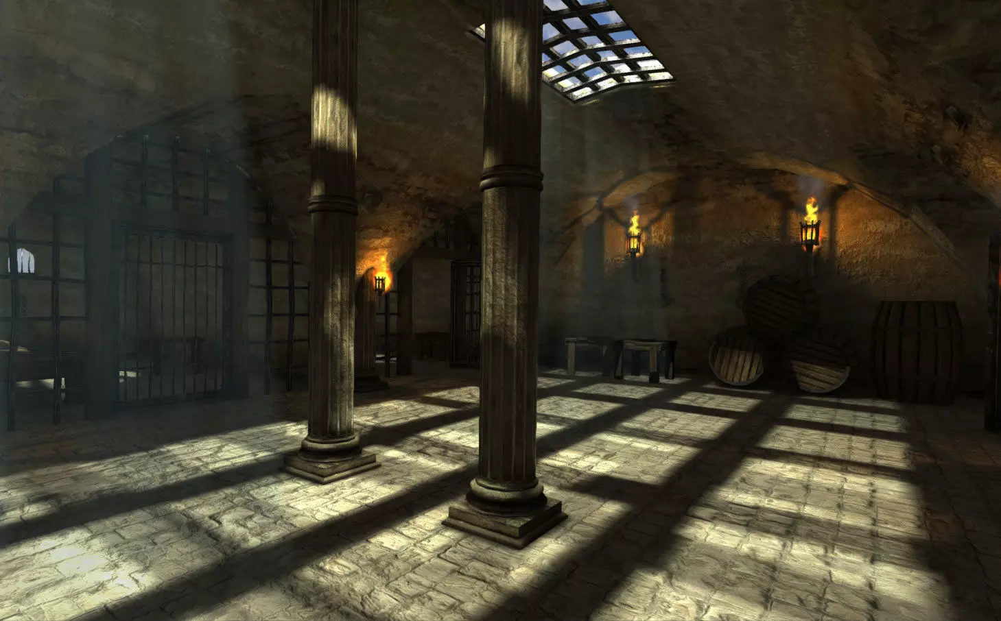 Old Dungeon Low-poly 3D model_7