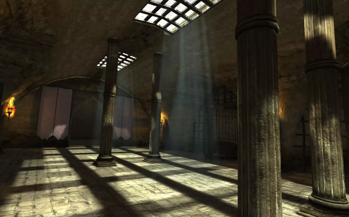 Old Dungeon Low-poly 3D model_2