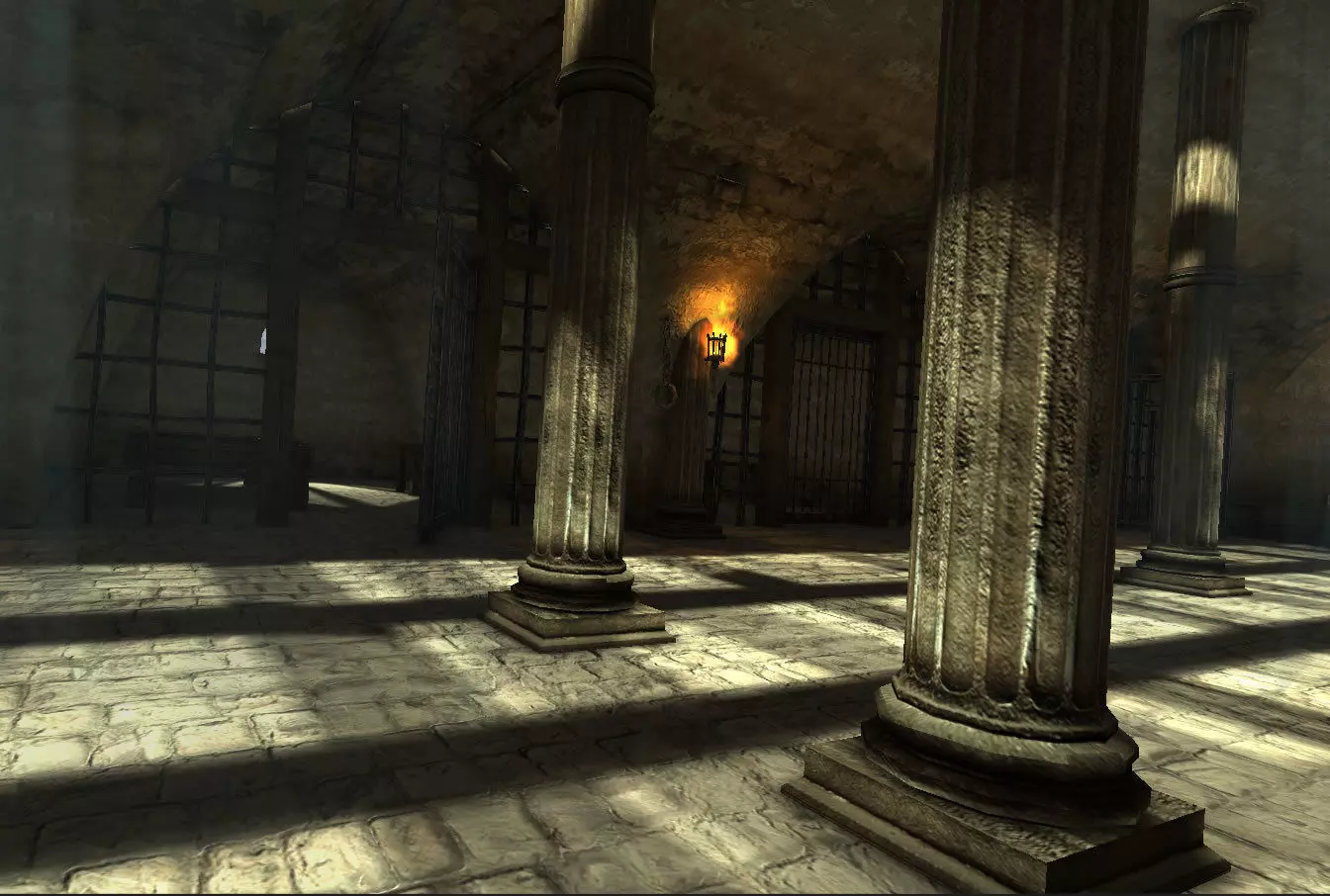 Old Dungeon Low-poly 3D model_4