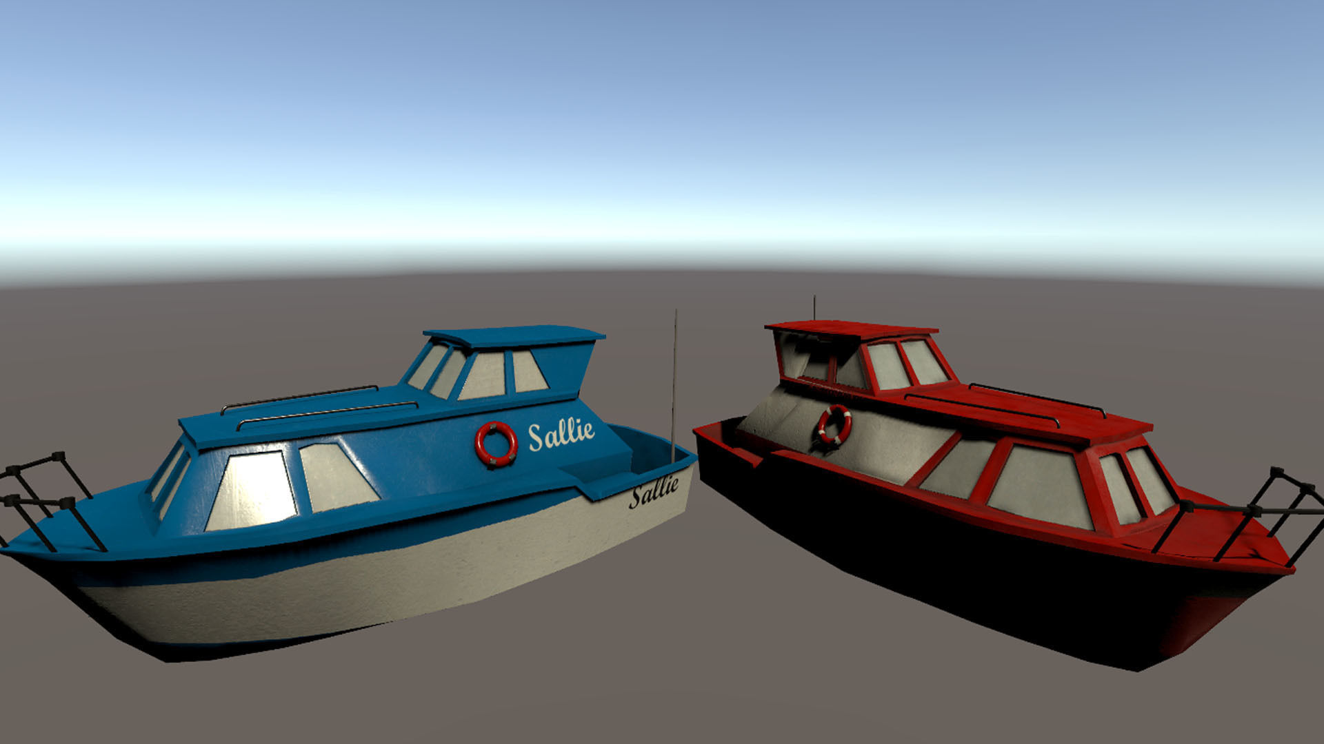 Modern City 4 Low-poly 3D model_10