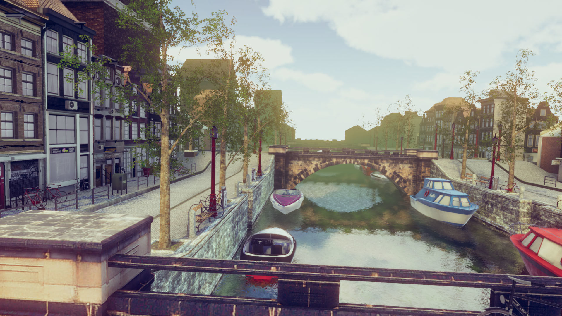 Modern City 4 Low-poly 3D model_4