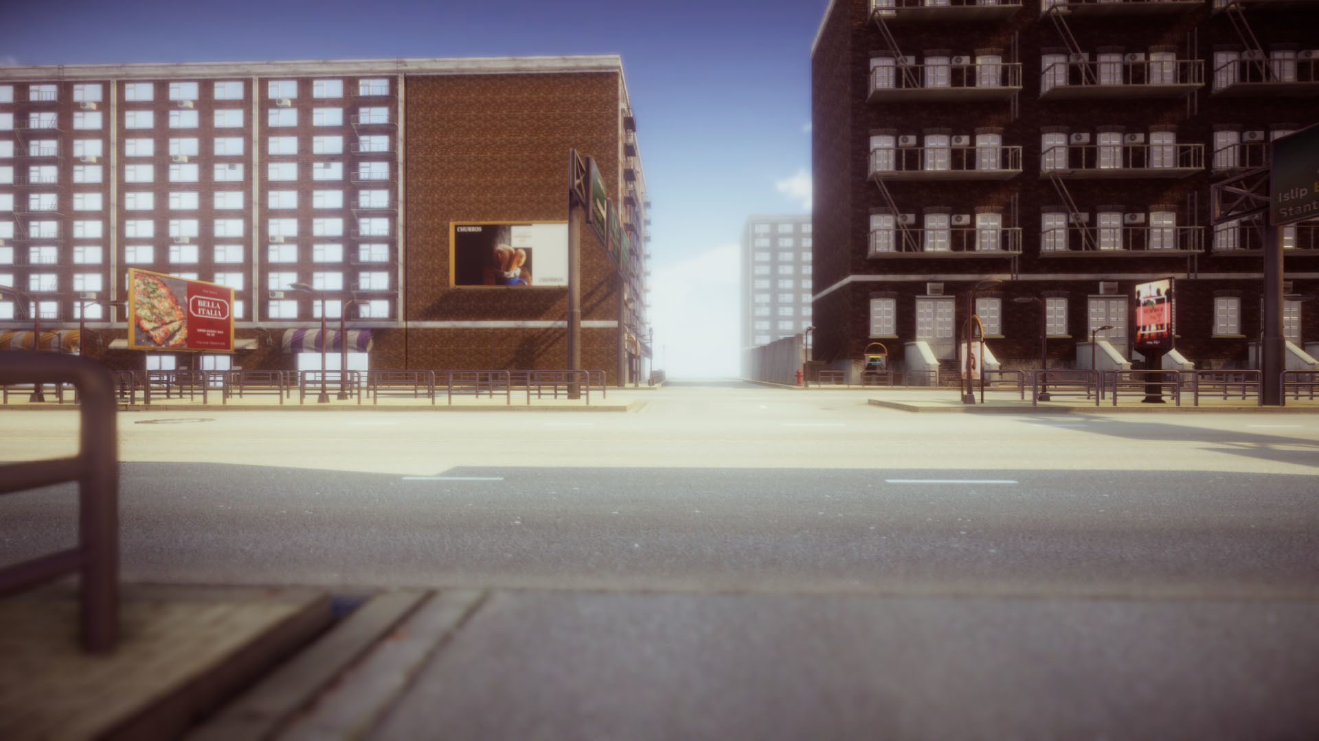 Modern City 3 UPDATE Low-poly 3D model_4