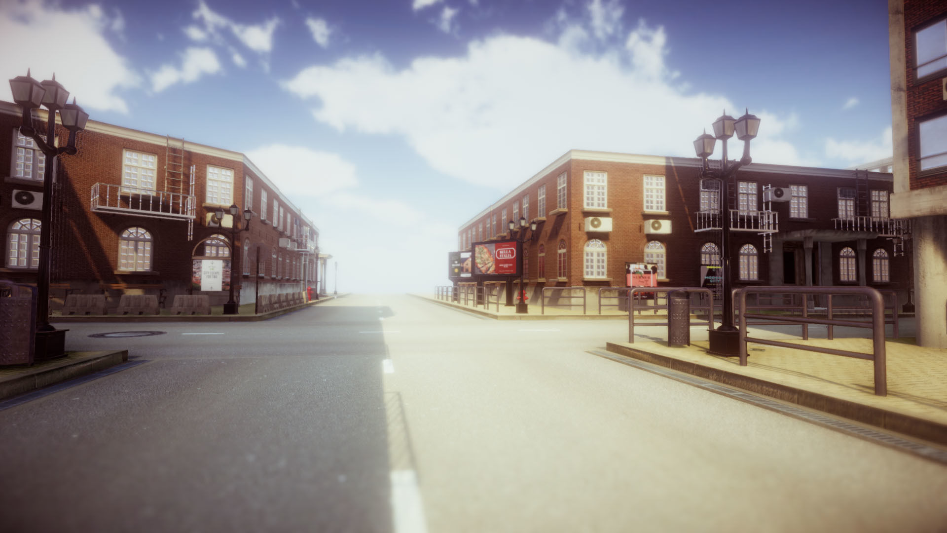 Modern City 3 UPDATE Low-poly 3D model_10