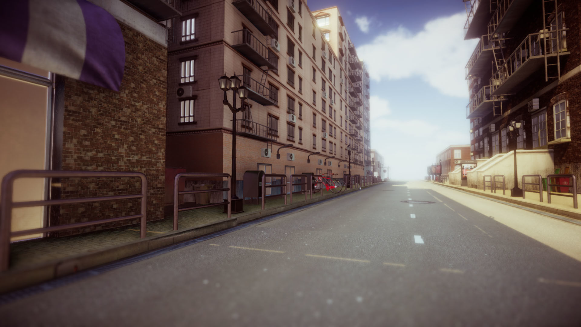 Modern City 3 UPDATE Low-poly 3D model_5