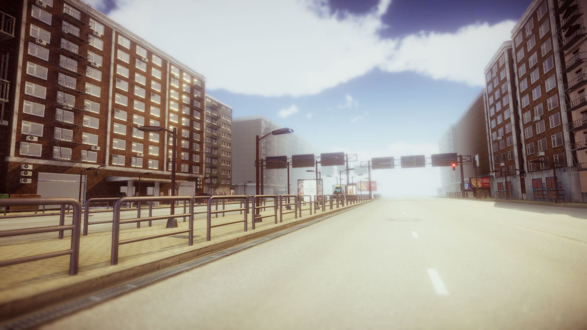 Modern City 3 UPDATE Low-poly 3D model_11