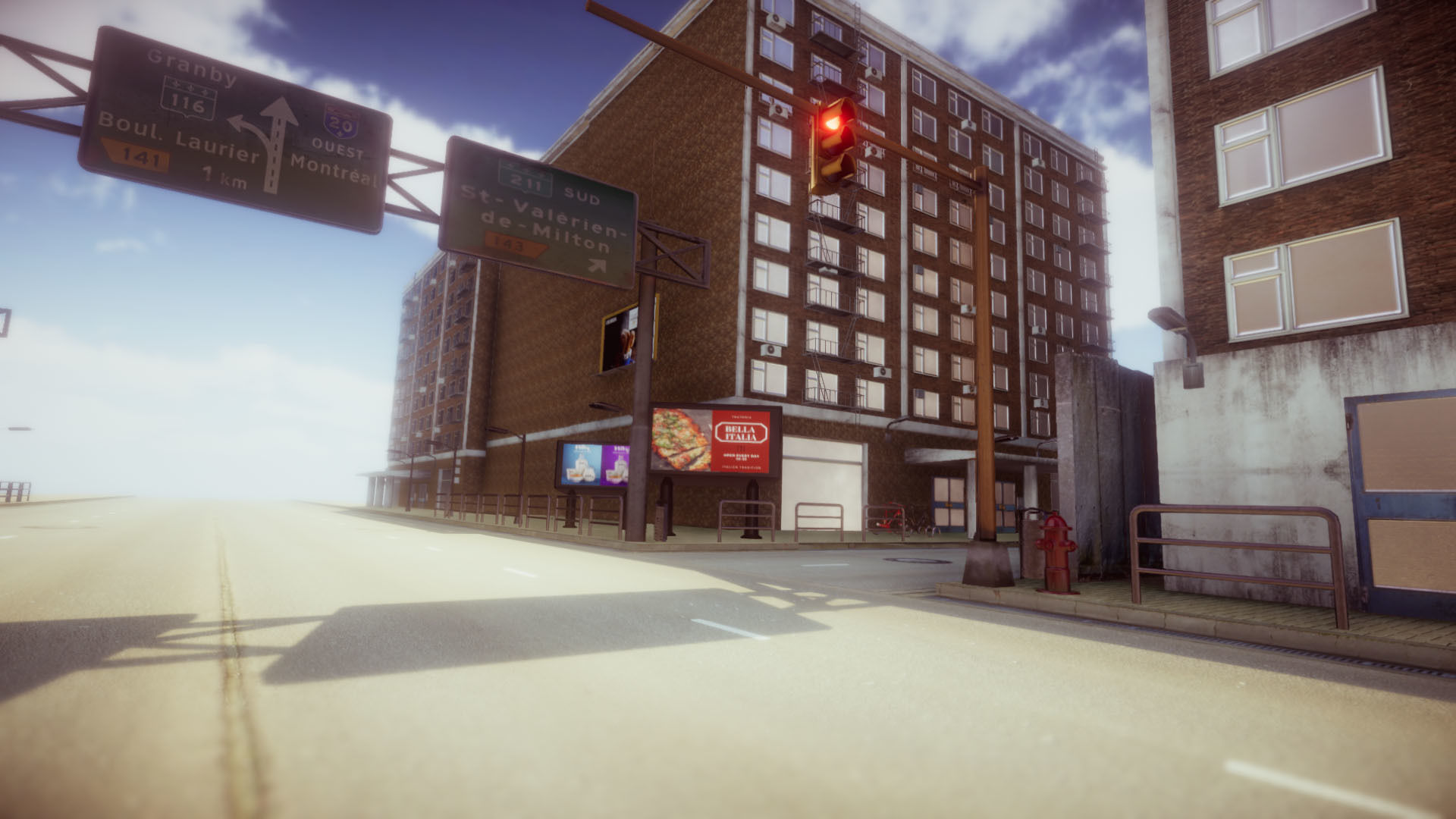 Modern City 3 UPDATE Low-poly 3D model_3