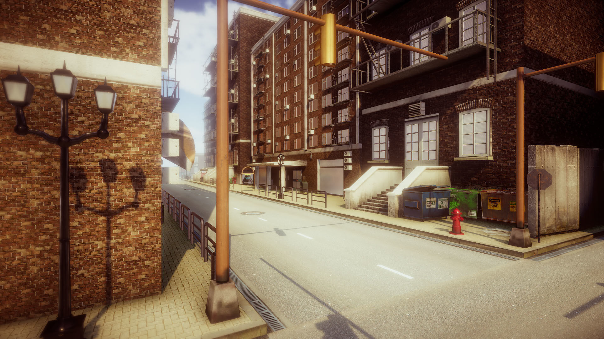 Modern City 3 UPDATE Low-poly 3D model_6