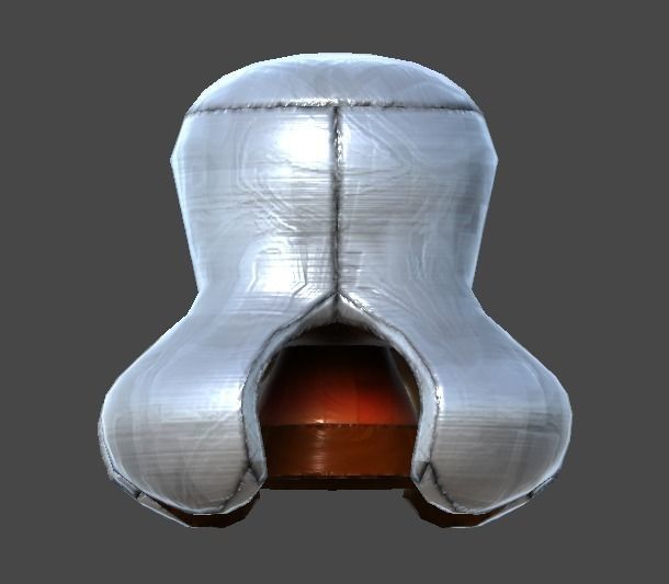 Satellite popcorn1 Low-poly 3D model_2