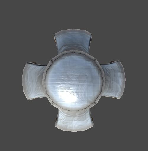 Satellite popcorn1 Low-poly 3D model_5