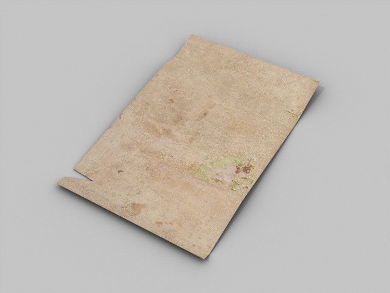 Medieval Library Update Low-poly 3D model_30