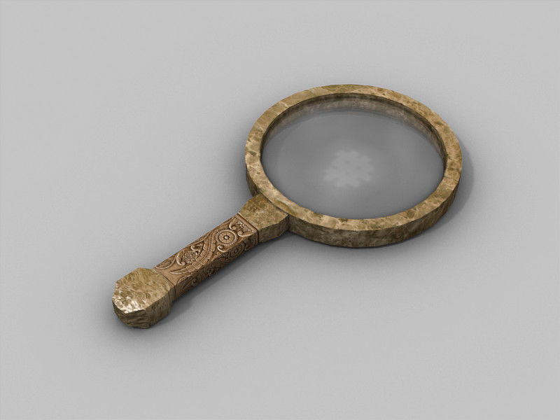 Medieval Library Update Low-poly 3D model_23