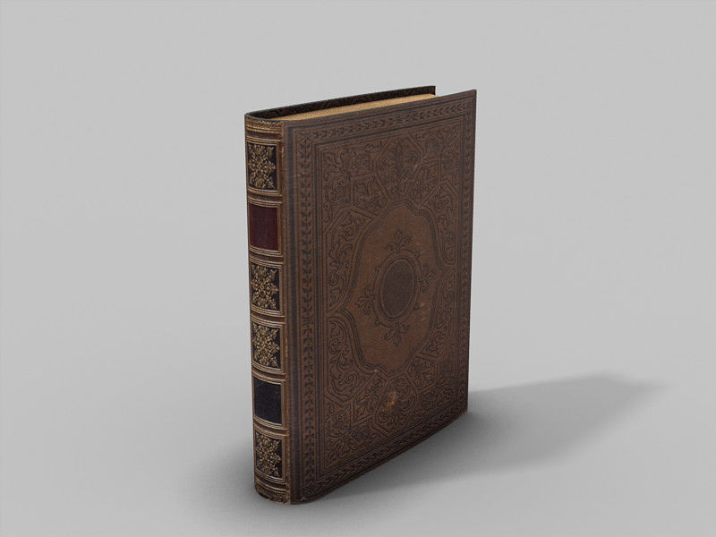 Medieval Library Update Low-poly 3D model_15