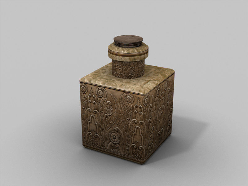 Medieval Library Update Low-poly 3D model_27