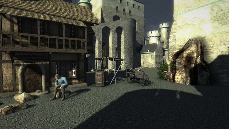 Medieval Castle 3 Low-poly 3D model_4
