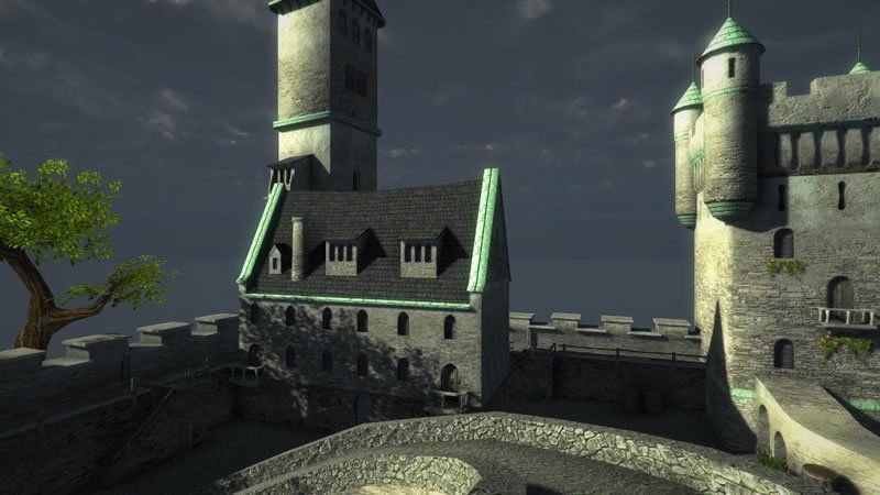 Medieval Castle 3 Low-poly 3D model_2