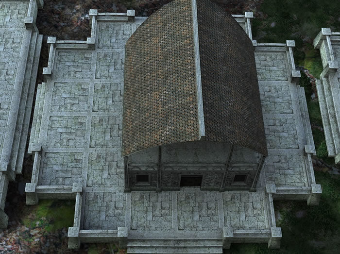 Elven Houses 2 Low-poly 3D model_5