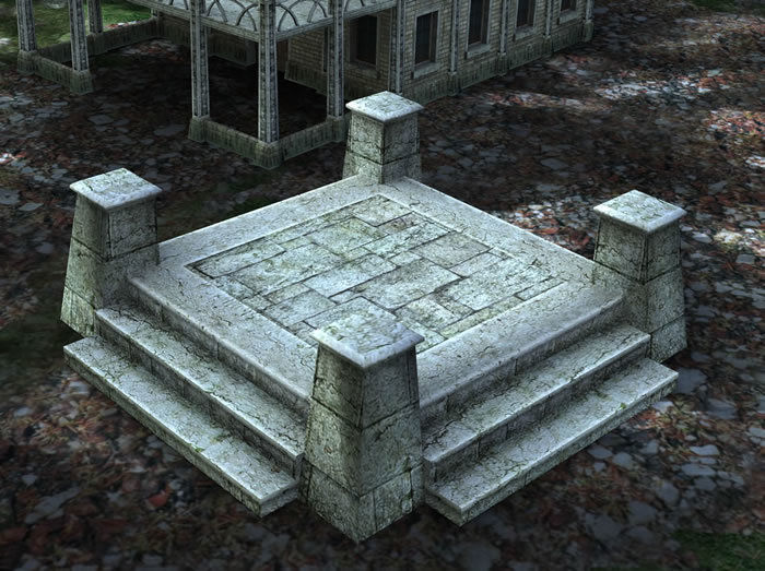 Elven Houses 2 Low-poly 3D model_6