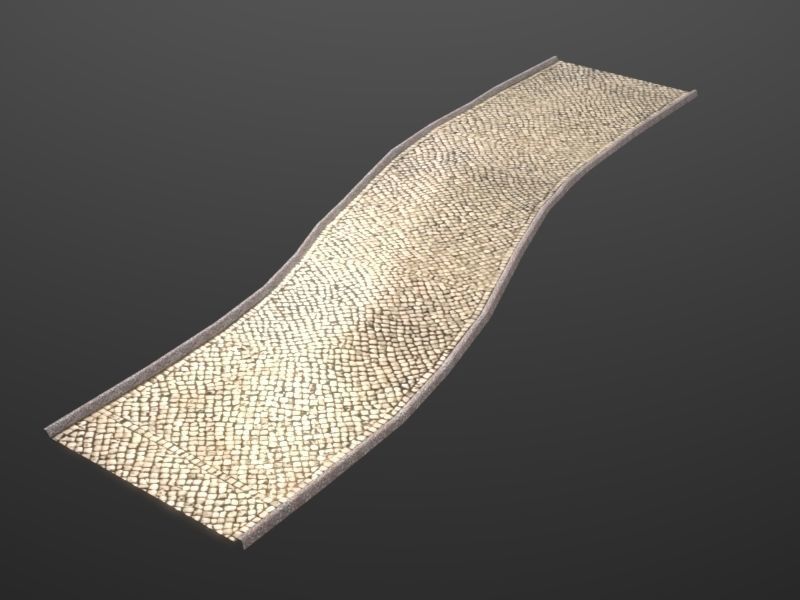 Framework Village Low-poly 3D model_38