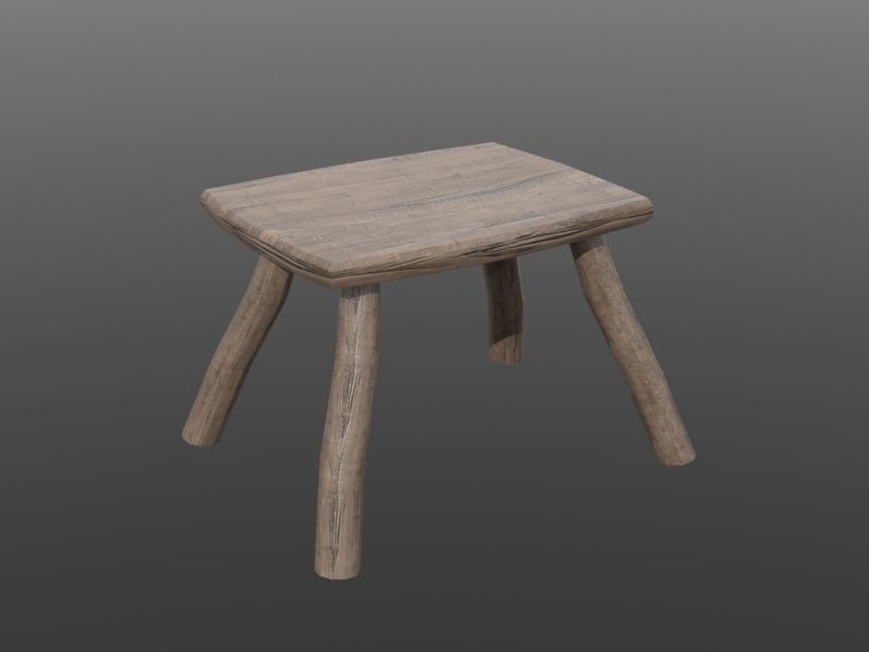 Framework Village Low-poly 3D model_43