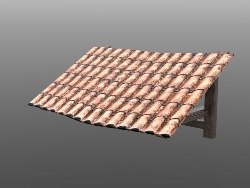 Framework Village Low-poly 3D model_21