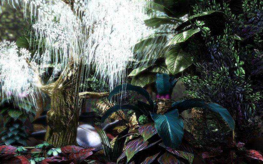 Fantasy and Alien vegetation 1 Low-poly 3D model_7