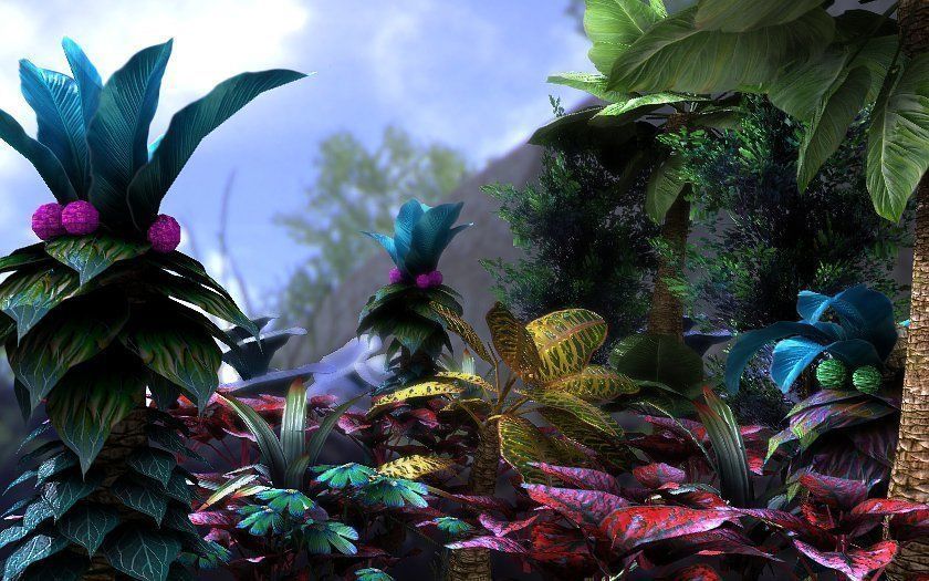 Fantasy and Alien vegetation 1 Low-poly 3D model_5