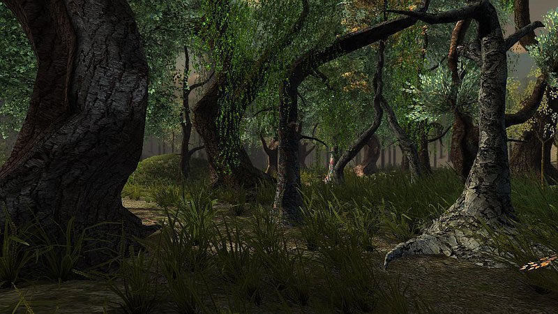 Fantasy Trees 2 Low-poly 3D model_2