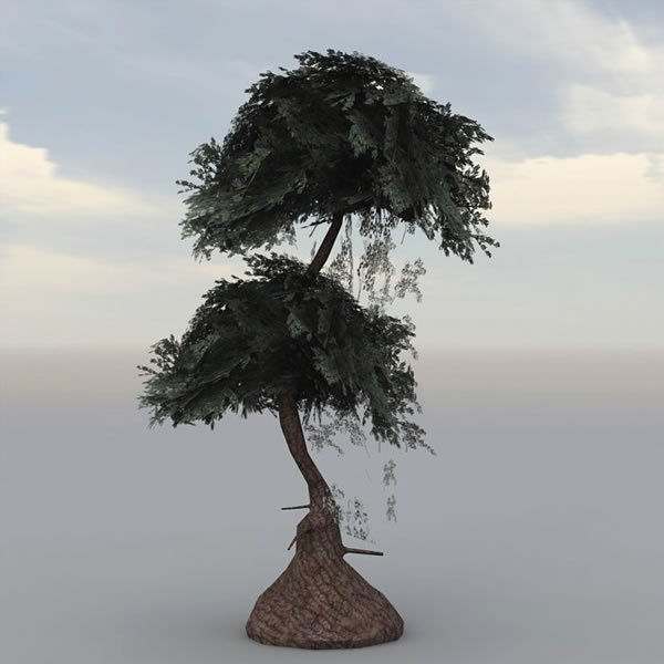 Fantasy Trees 2 Low-poly 3D model_12