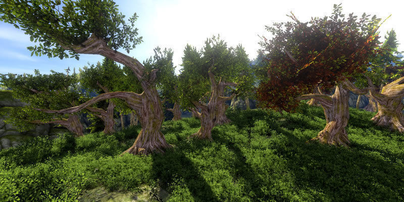 Fantasy Trees 2 Low-poly 3D model_1