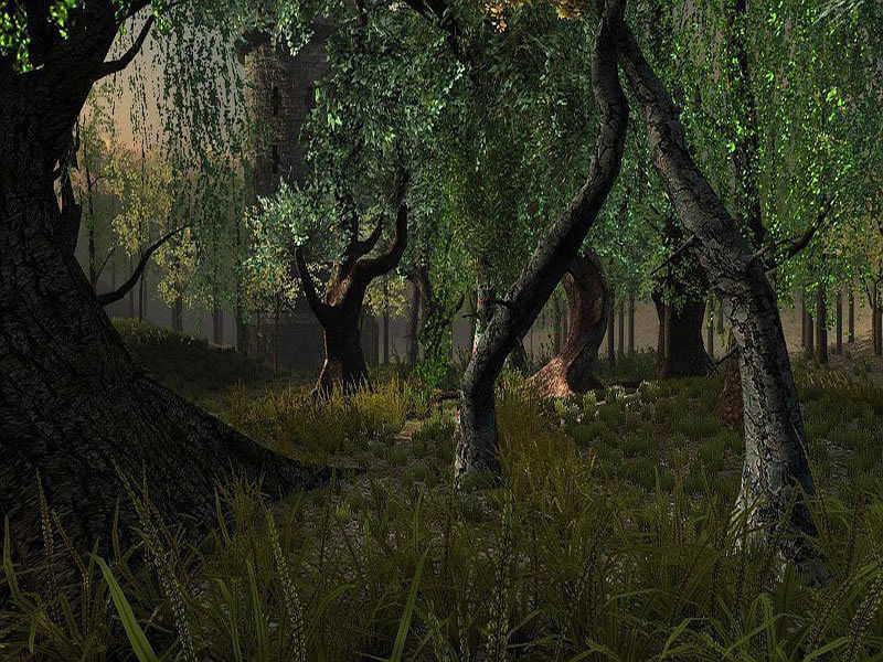 Fantasy Trees 2 Low-poly 3D model_3