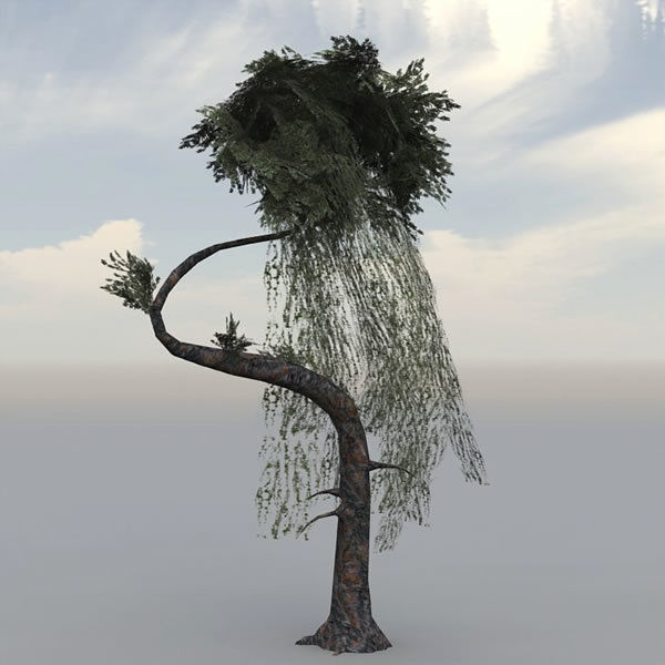 Fantasy Trees 2 Low-poly 3D model_16
