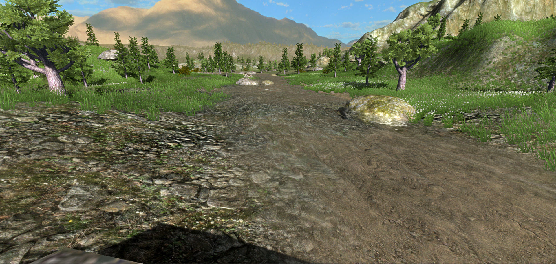 Forest Lake  Low-poly 3D model_18
