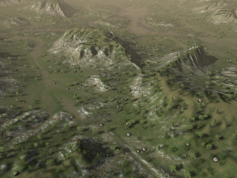 Forest Lake  Low-poly 3D model_8