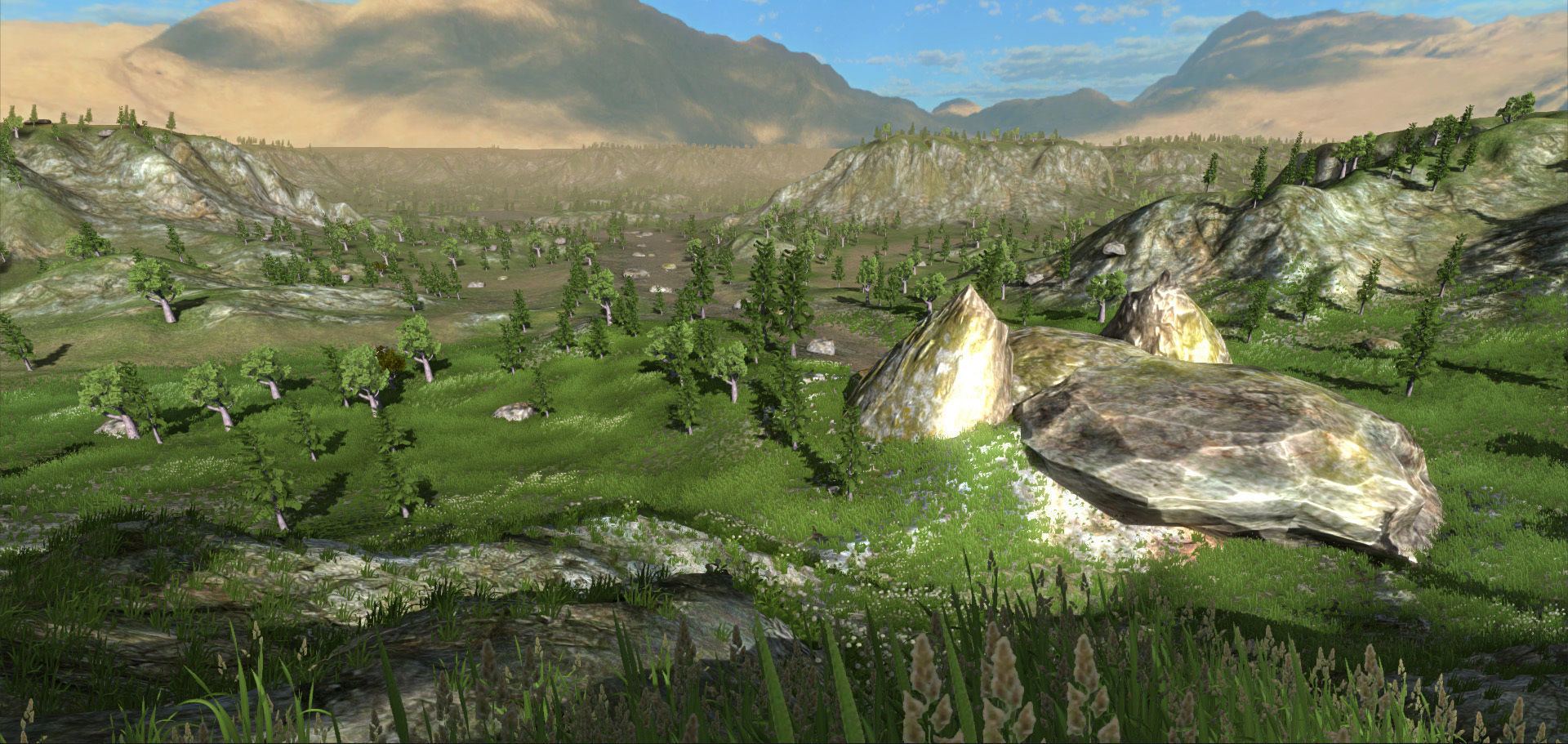 Forest Lake  Low-poly 3D model_20