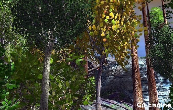 European Foliage 1 Low-poly 3D model_3