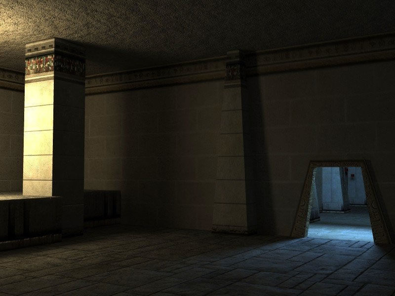 Egyptian Indoor Low-poly 3D model_12