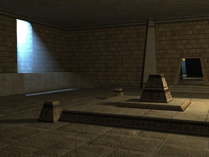 Egyptian Indoor Low-poly 3D model_13