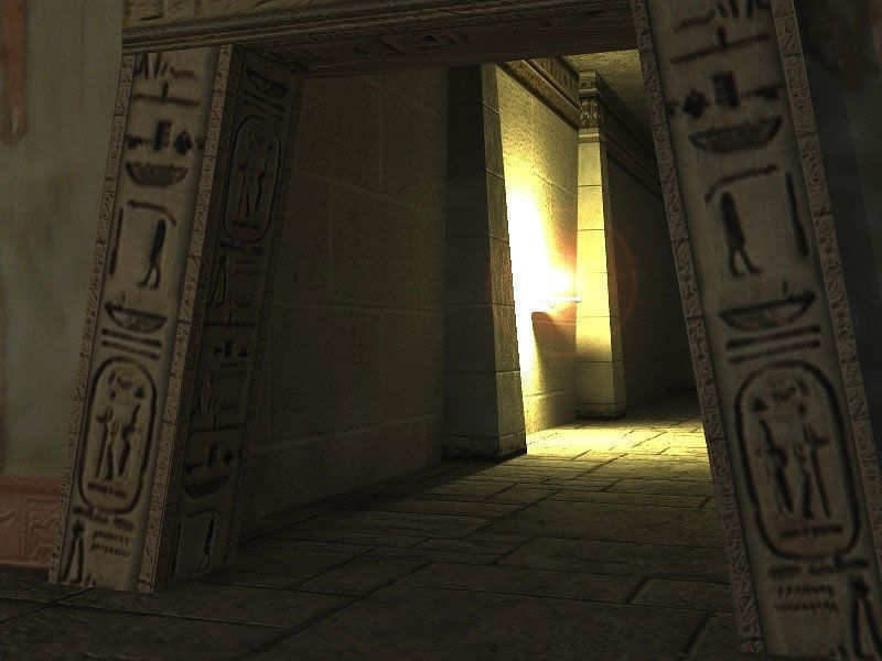 Egyptian Indoor Low-poly 3D model_5