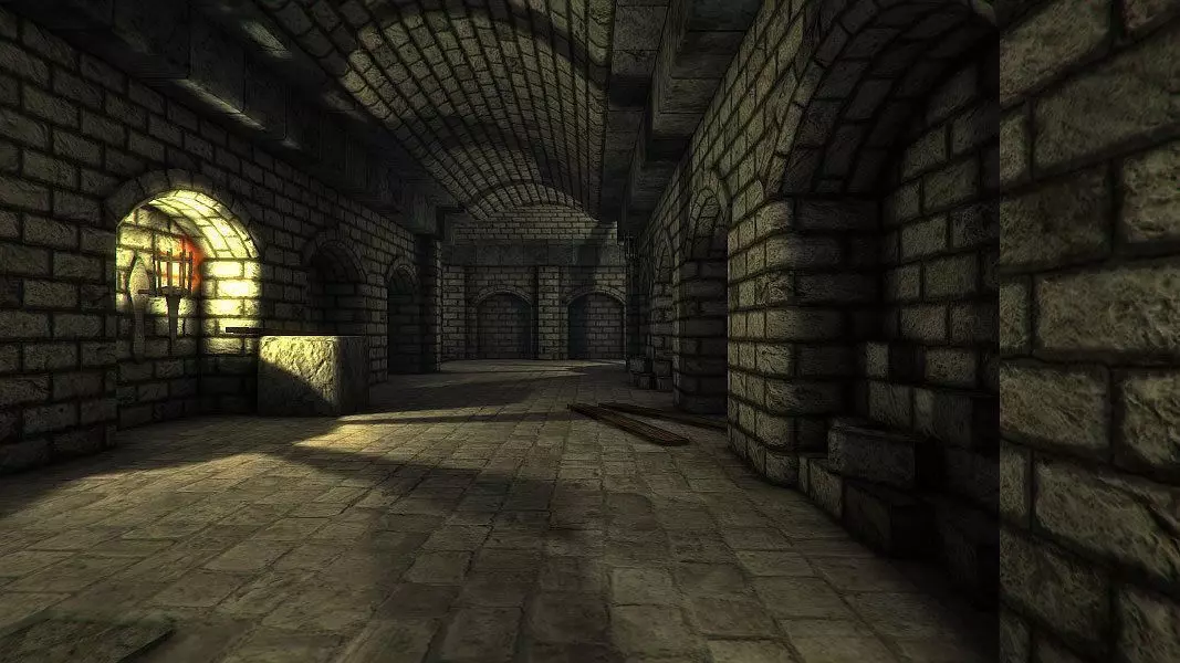Dungeon Level Low-poly 3D model_0