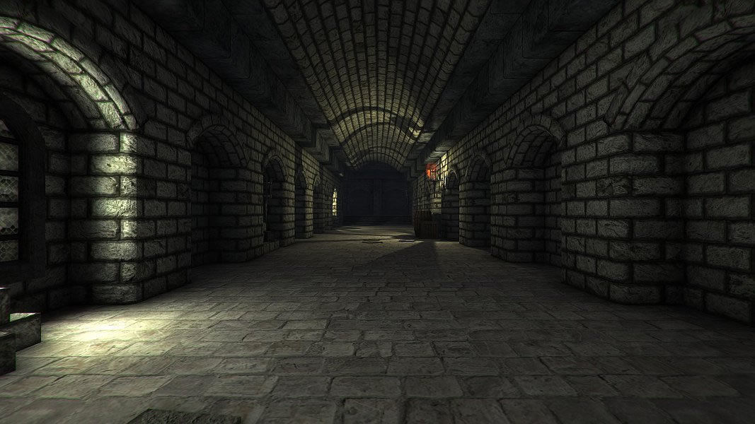 Dungeon Level Low-poly 3D model_7